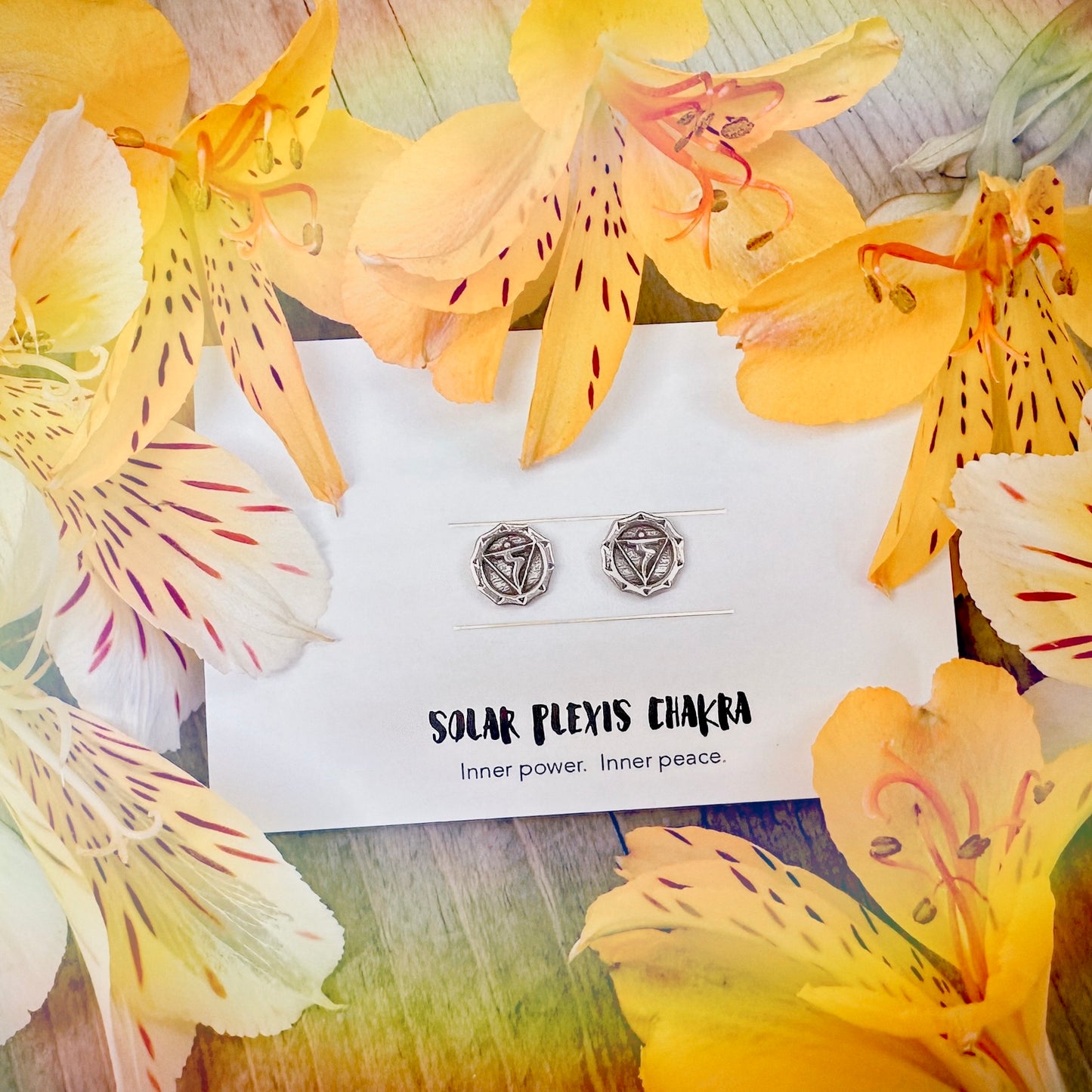 Solar Plexus Chakra Studs