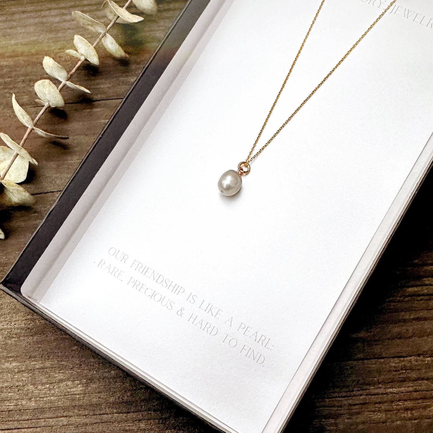 Round Pearl Pendant GIFT Boxed