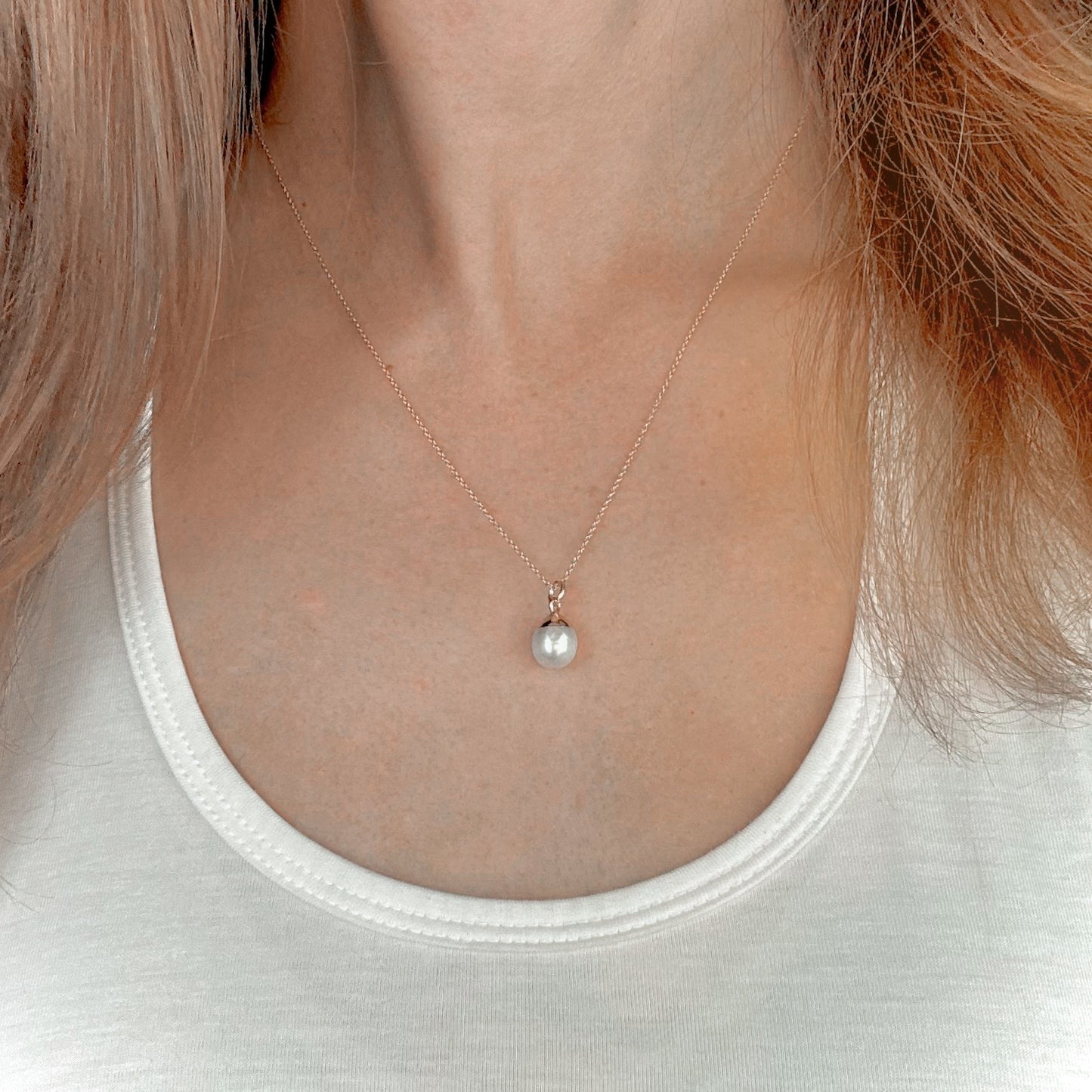 Round Pearl Pendant GIFT Boxed