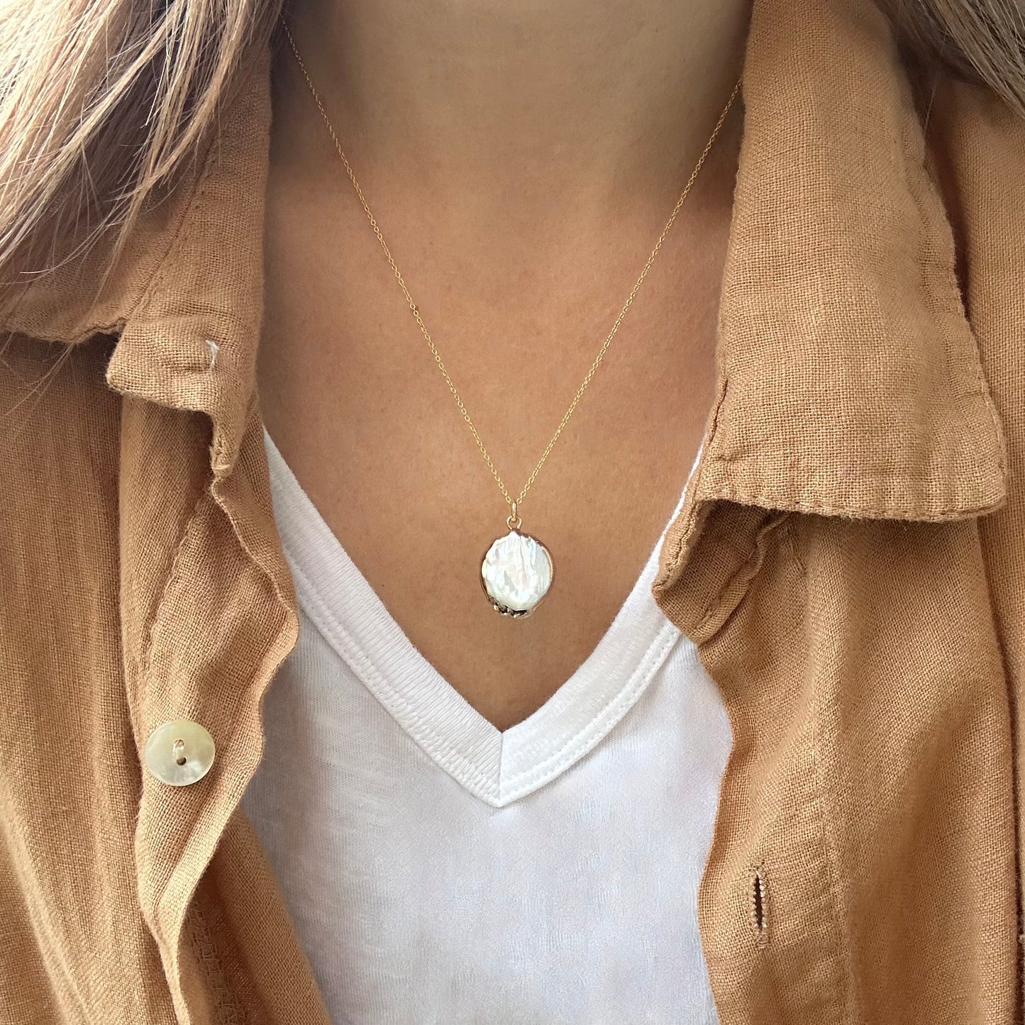 Baroque Pearl Pendant GIFT Boxed