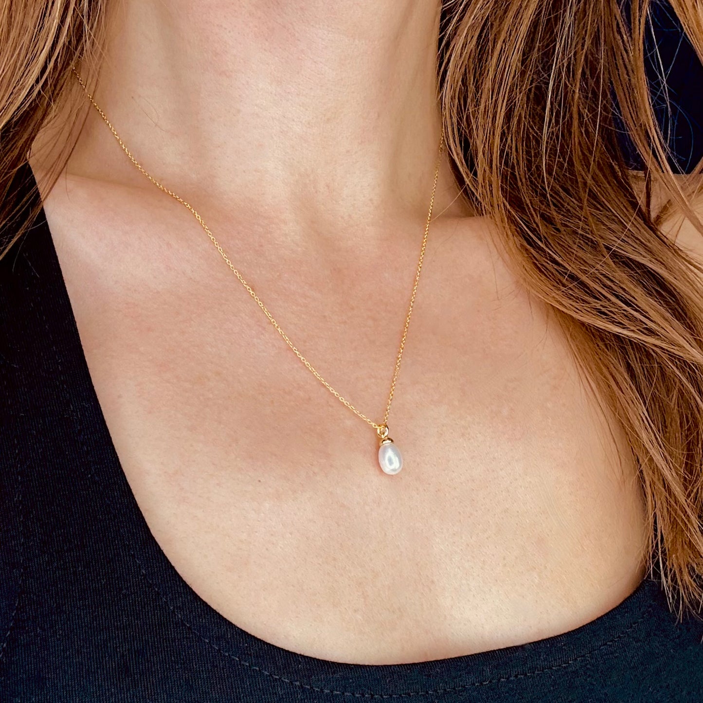 Oval Pearl Necklace
