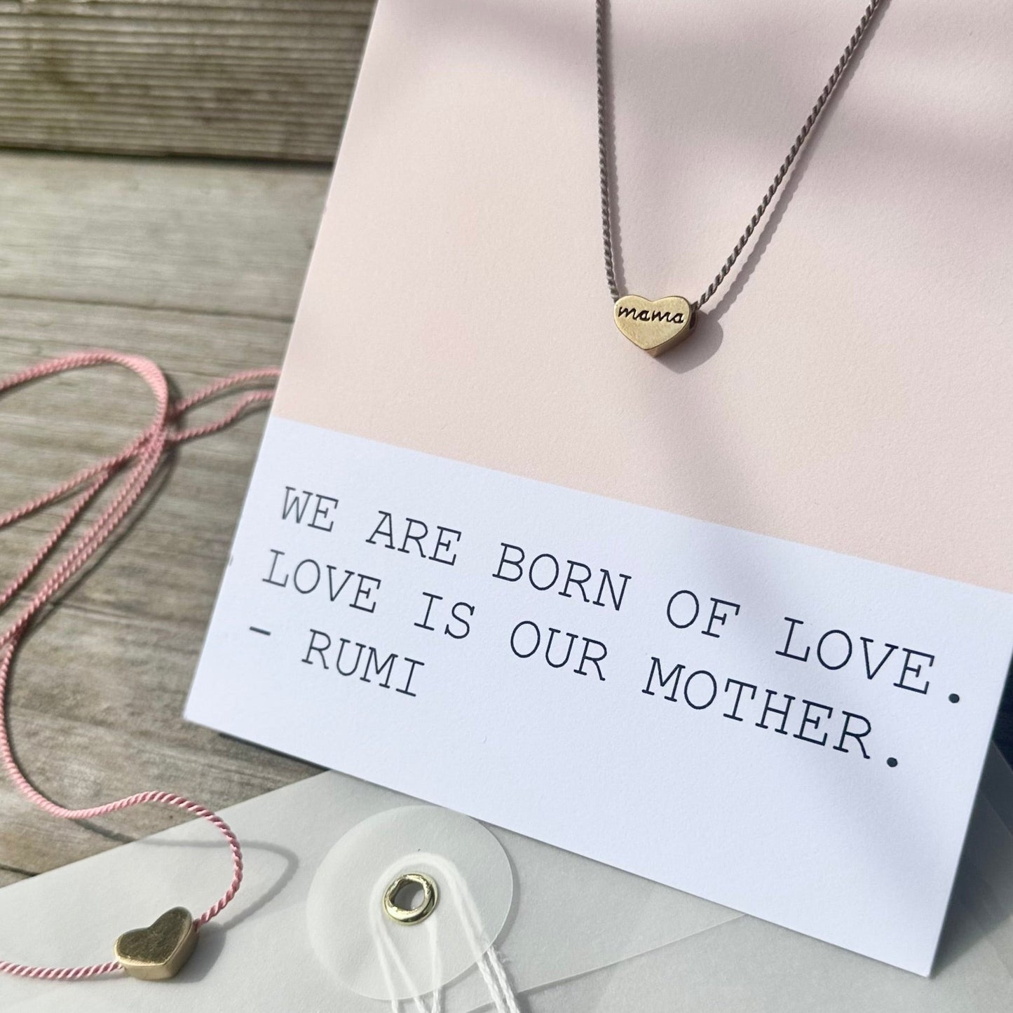 MAMA Silk NECKLACE GIFT Boxed