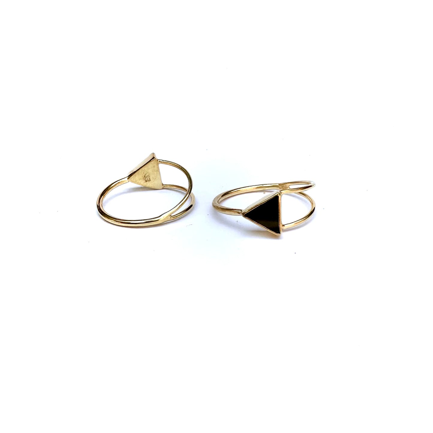 Triangle Onyx Ring