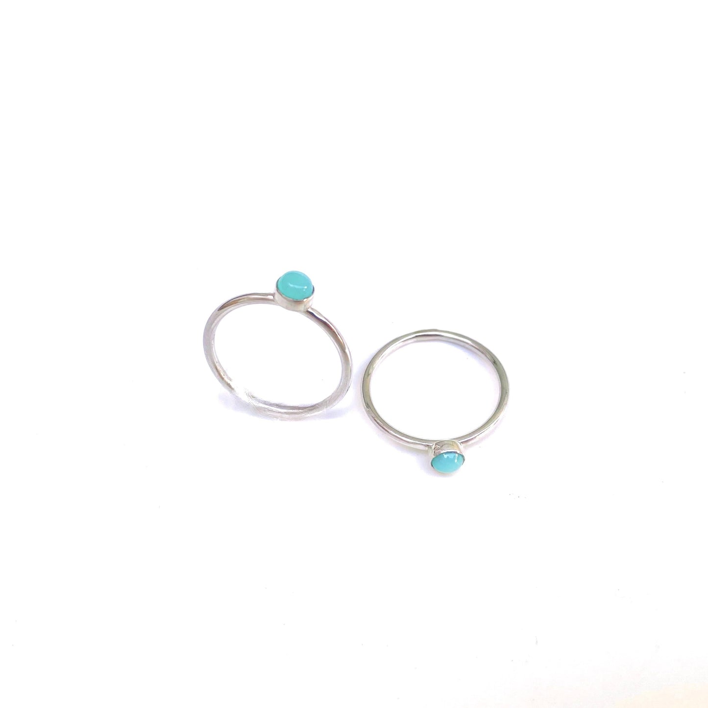 Tiny Amazonite Stacking Ring