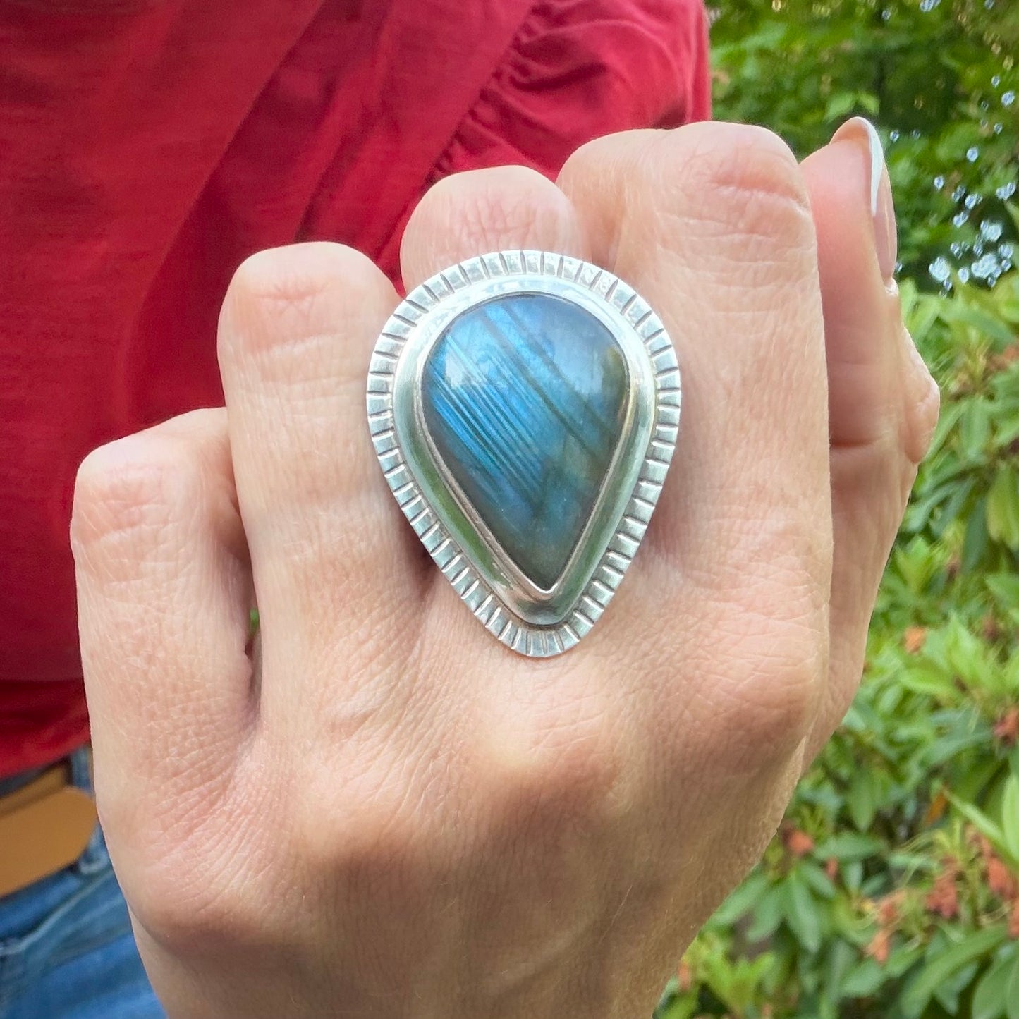 Large Tear Drop Labradorite