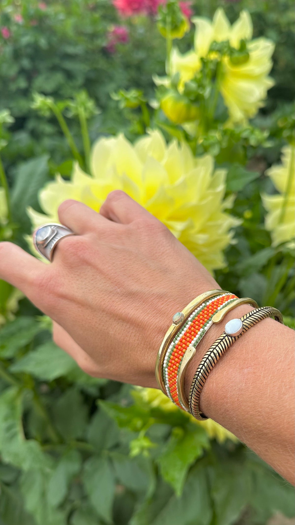 OPAL LEAF CUFF