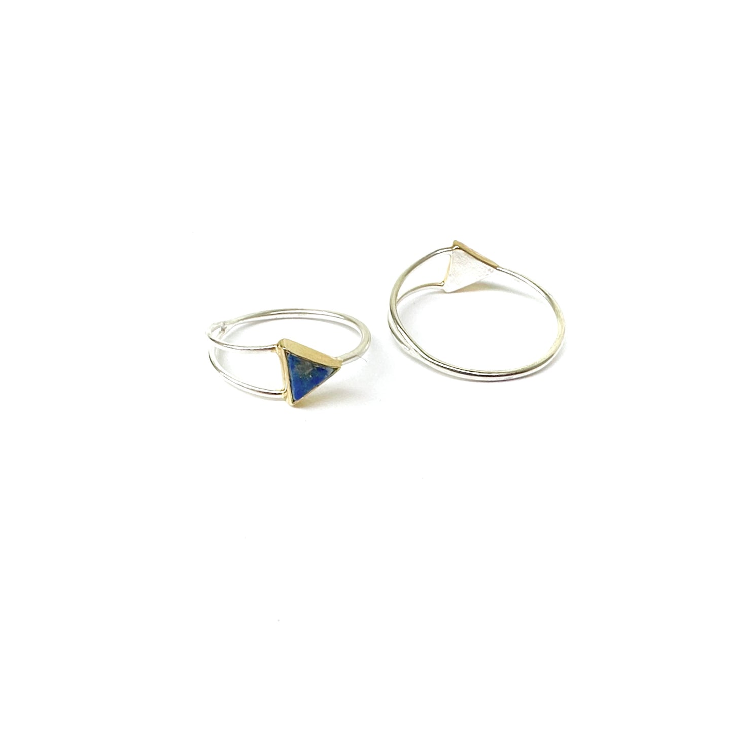 Triangle Lapis Lazuli Ring