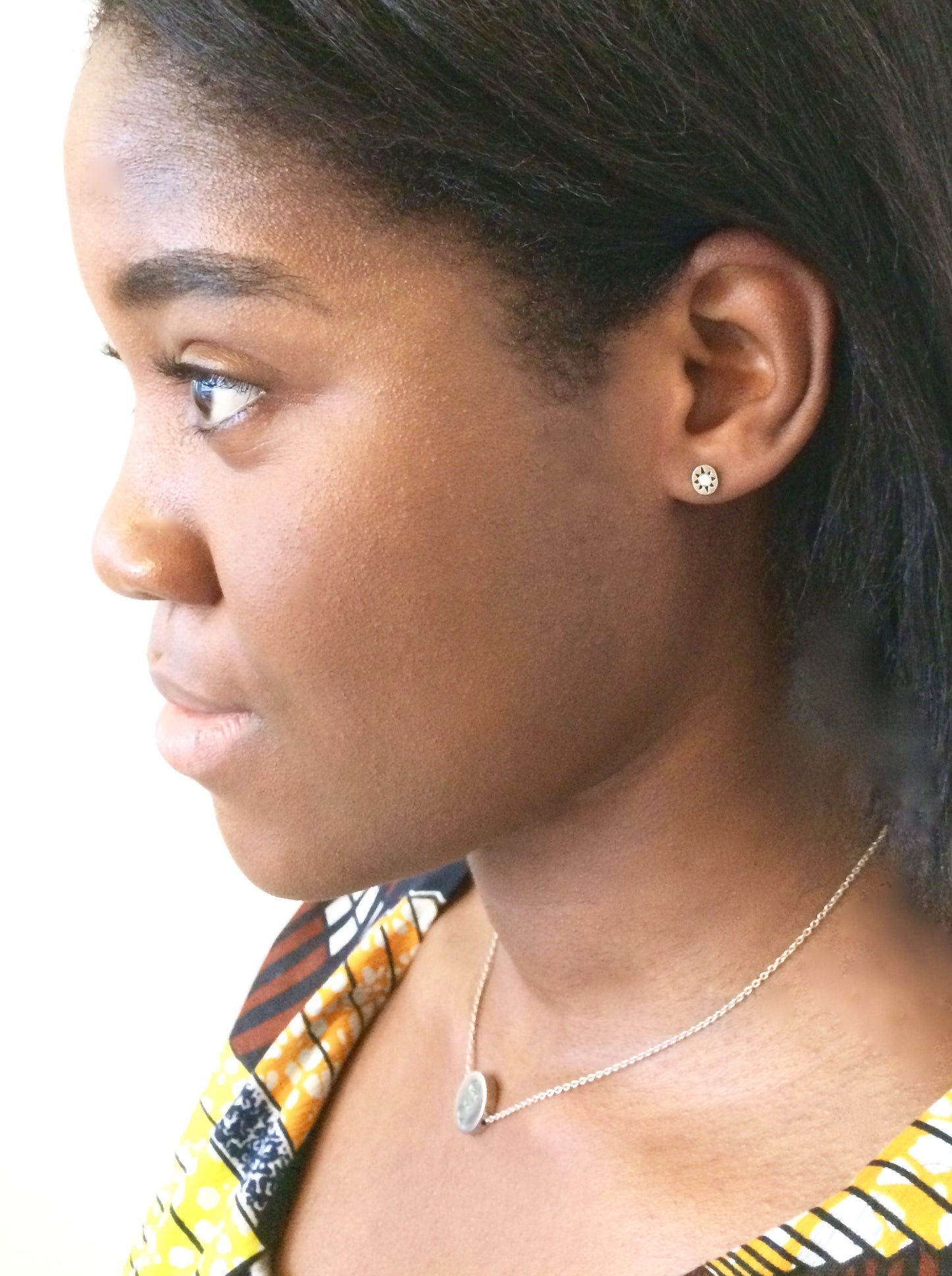 Geometric Silver Studs Gift Set